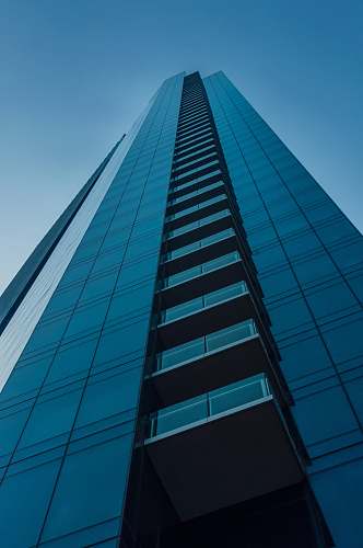 high rise low angle photo of building office building